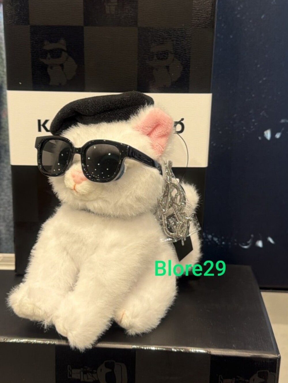 Furry Ikon Choupette with sunglasses Bag Charm
